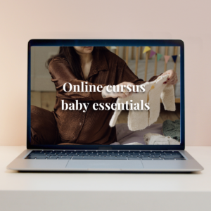 Online cursus kraamtijd zonder papieren cursus en tote bag