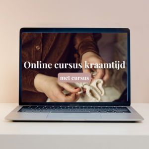 Online cursus kraamtijd zonder papieren cursus en tote bag